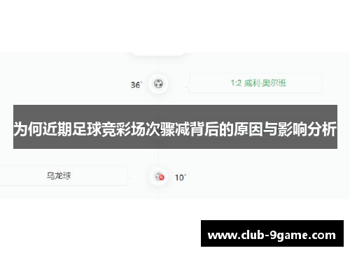 为何近期足球竞彩场次骤减背后的原因与影响分析